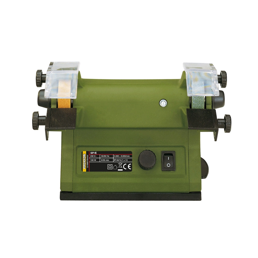 Proxxon SP/E, Mini polizor de banc multifunctional, Proxxon 28030, 100W, 9.000rpm, 50mm