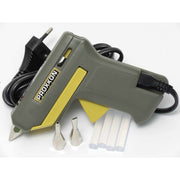 Proxxon 28192, Pistol de lipit GlueGun HKP 220, verde, 40W, 200°C, duze interschimbabile, include 4 batoane si 3 duze, functional cu batoane de 7mm