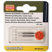 Biaxuri diamantate sferice, Proxxon 28212, 1,0mm