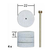 Discuri pentru slefuire fina Acryl si Plexiglas, Proxxon 28296,  Ø 22mm