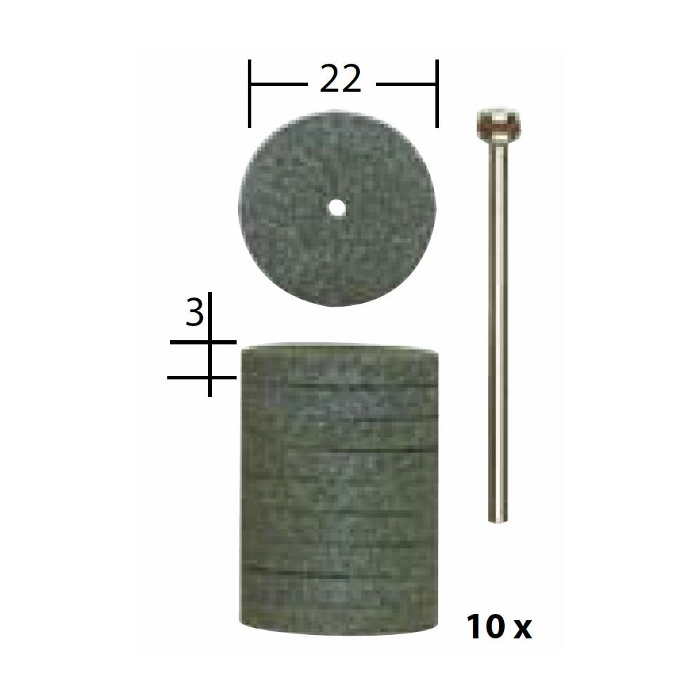 Discuri cu partea activa din carbura de siliciu, Proxxon 28304 Ø22,0mm