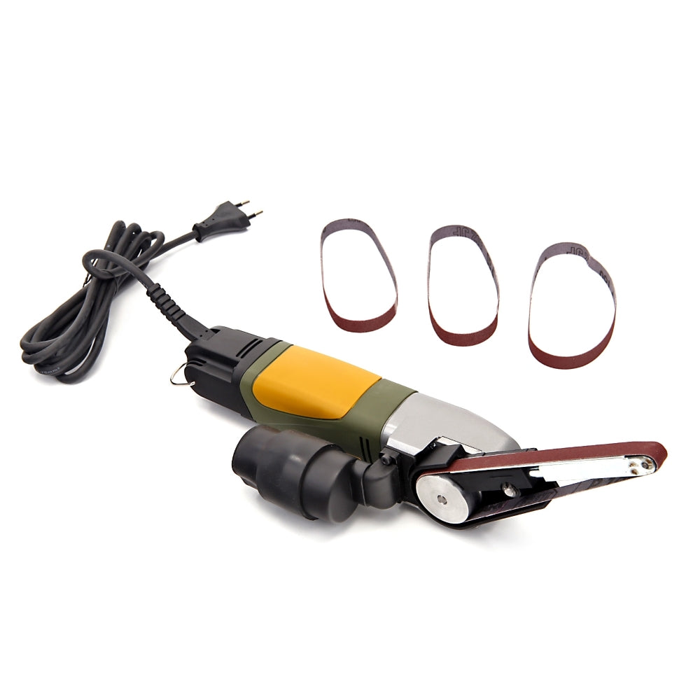 Proxxon 28536, Minislefuitor de tip curea BS/E, cap oscilant, 225-450 rpm, 80W, + geanta si accesorii