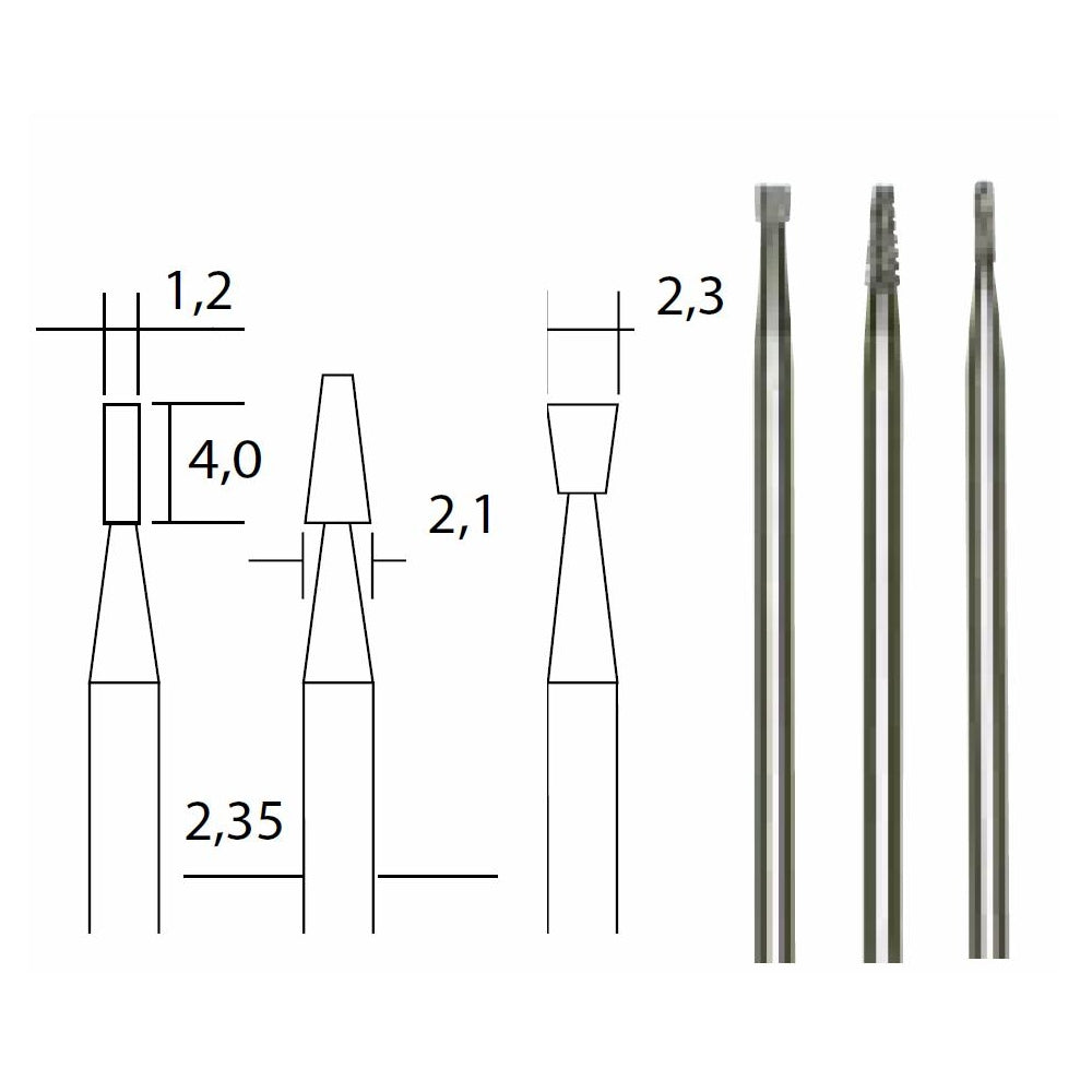 Cumpara acum Set 3 freze din Tungsten-Carbid,Proxxon, Proxxon Micromot 28752 de la Mesterul Minune