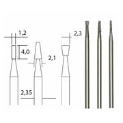 Cumpara acum Set 3 freze din Tungsten-Carbid,Proxxon, Proxxon Micromot 28752 de la Mesterul Minune