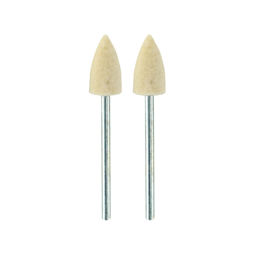 Set biax-uri conice pentru lustruire, din pasla, Proxxon 28801