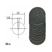 Cumpara acum Set discuri debitoare din oxid de aluminiu, 22mm, 50 buc, Proxxon de la Mesterul Minune