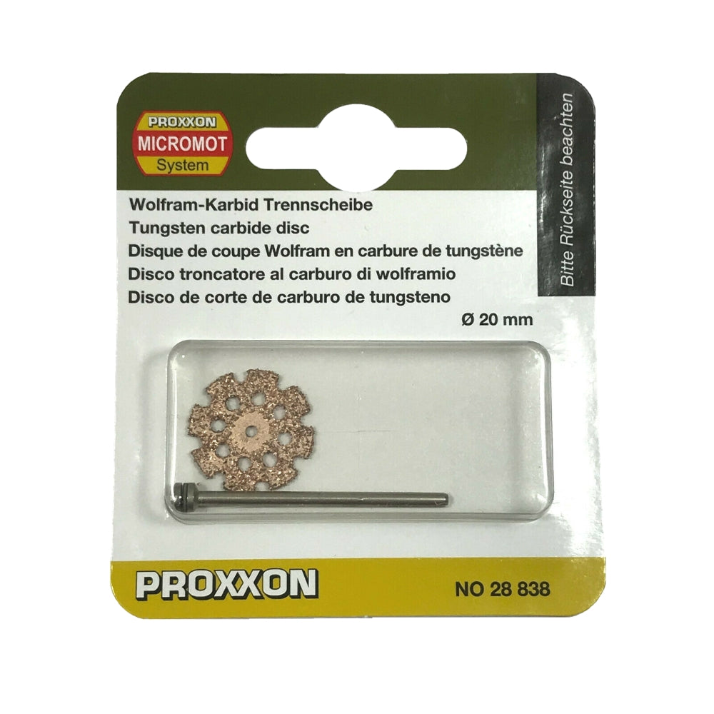 Cumpara acum Disc din carbura de tungsten, 20mm, Proxxon, Proxxon Micromot 28838 de la Mesterul Minune