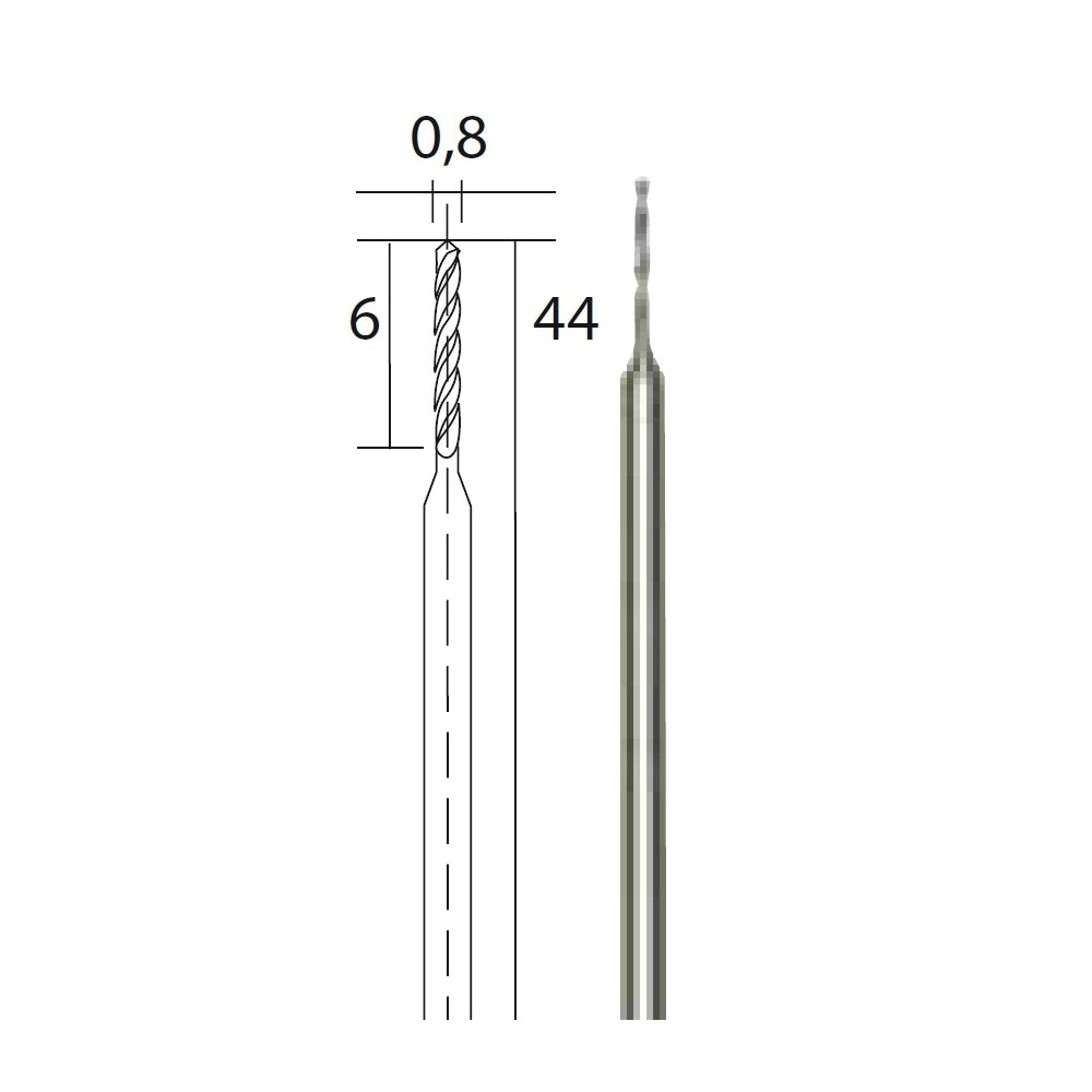 Cumpara acum Set 3 burghie HSS, 0.8mm, Proxxon, Proxxon Micromot 28852 de la Mesterul Minune