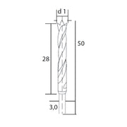Cumpara acum Set burghie HSS cu pin pentru centrare, Proxxon, Proxxon Micromot de la Mesterul Minune