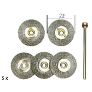 Cumpara acum Set discuri din otel inoxidabil, 22mm, Proxxon, Proxxon Micromot 28956 de la Mesterul Minune