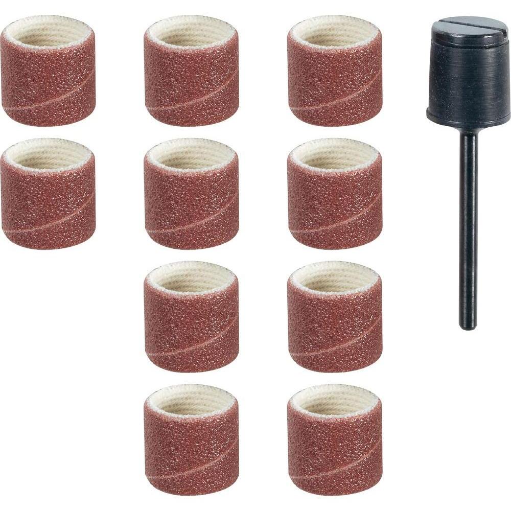 Cumpara acum Set ax si 10 tamburi din corindon pentru slefuire, 14mm, GR120 de la Mesterul Minune