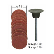 Cumpara acum Set suport si discuri din corindon, 18mm, GR120 si GR150, Proxxon de la Mesterul Minune