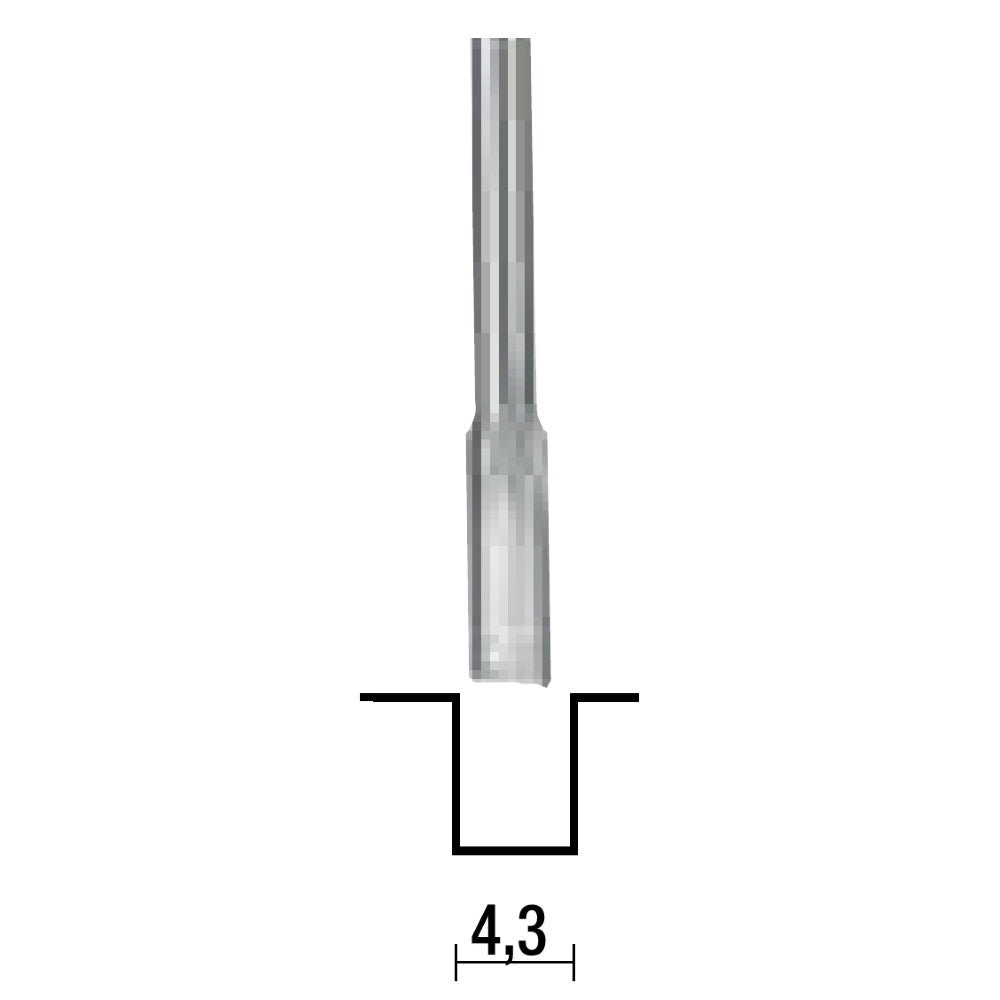 Cumpara acum Freza pentru canelat, 4.3mm, Proxxon, Proxxon Micromot 29026 de la Mesterul Minune
