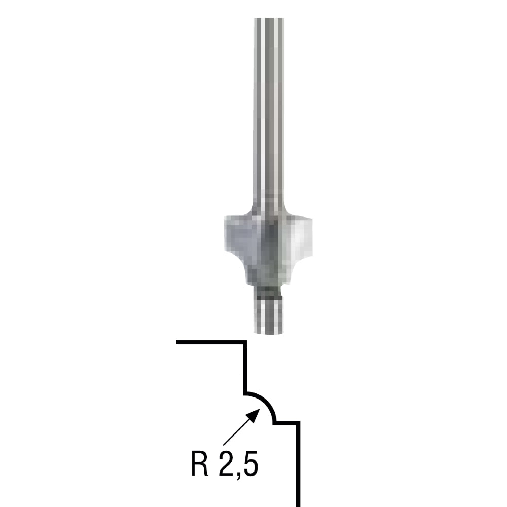 Cumpara acum Freza cu radius concav R2.5mm, Proxxon Micromot 29040 de la Mesterul Minune