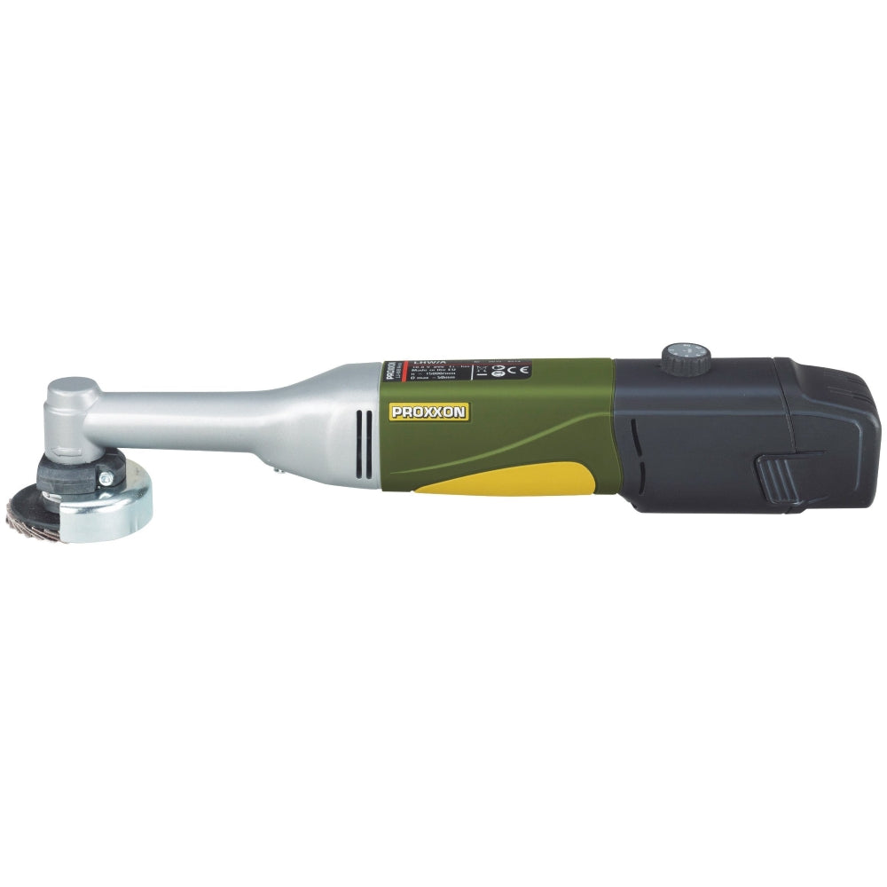 Proxxon 29815, Polizor unghiular cu acumulator LHW/A, 5000 - 16000 rpm, d. max. disc 50mm, + 1xAcuu, incarcator, geanta si accesorii