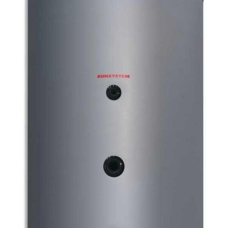 Puffer - Rezervor de acumulare agent termic izolat Sunsytem P 800 cu izolatie de 10 cm, capacitate 800 litri, fara serpentina, presiune de lucru 3 bar
