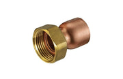 Racord semiolandez drept, cupru, interior-interior, D 18 mm x 1/2