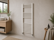 Radiator (calorifer) de baie tip portprosop Fornello Evo drept 400x1000, Alb