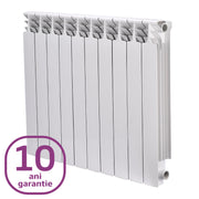 Radiator (calorifer) din aluminiu Fornello ALVO D600CA, baterie 10 elementi, 10 ani garantie, inaltime 600 mm