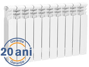 Radiator (calorifer) din aluminiu Fornello G350F, 10 elementi, inaltime 350 mm