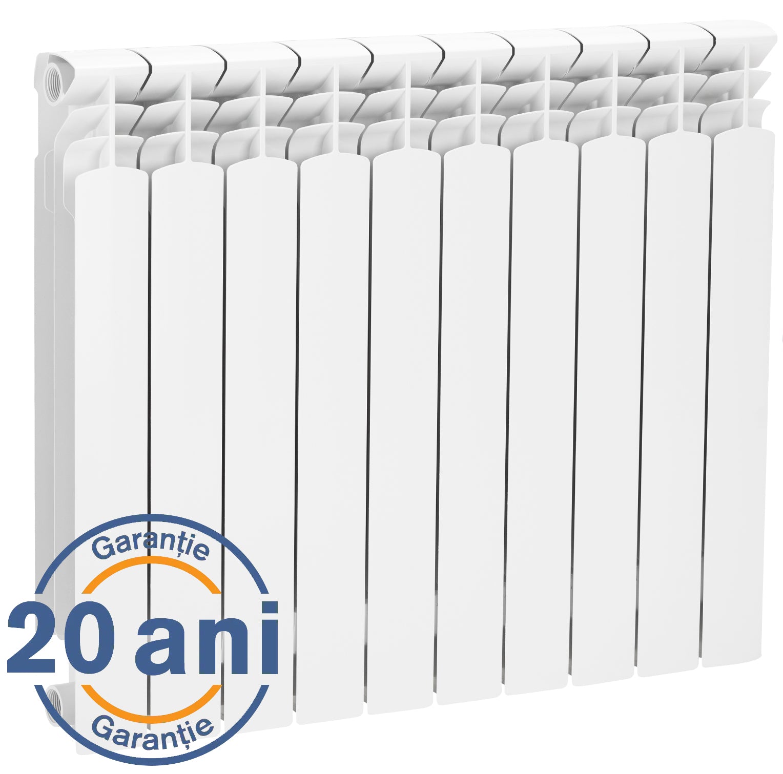 Radiator (calorifer) din aluminiu Fornello G600F 10 elementi, 20 ani garantie, inaltime 600 mm