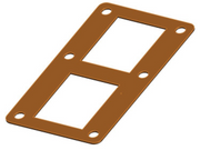 Garnitura etansare din silicon pentru centrale si termoseminee pe peleti Fornello Fiama Confort 12,18,25,30 kW