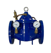 Reductor de presiune cu doua manometre DN80 PN16 Tmax 80ºC