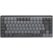 Cumpara Tastatura Wireless Logitech MX Mechanical Perfomance Mini for Mac, Iluminata, Silentioasa, USB, BT, US INT, Space Grey de la Mesterul Minune