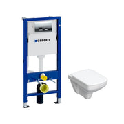 Rezervor WC incastrat + vas WC + capac, set Geberit Delta 35 / 50