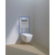 Rezervor WC incastrat + vas WC + capac, set Geberit Delta 30 118.351.21.1, clapeta actionare inclusa