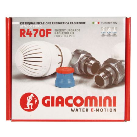 Robinet tur retur cu cap termostatic Giacomini R470FX003