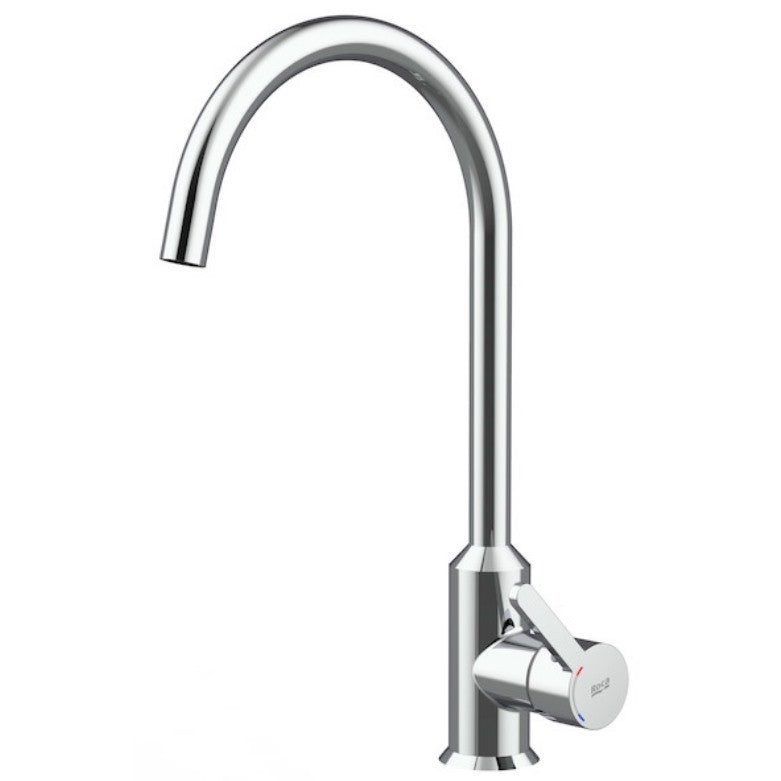 Roca Carelia ColdStart Baterie chiuveta bucatarie monocomanda, pipa inalta
