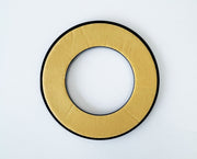 Rozeta pentru centrale sau termoseminee pe peleti, otel, 80 mm, negru