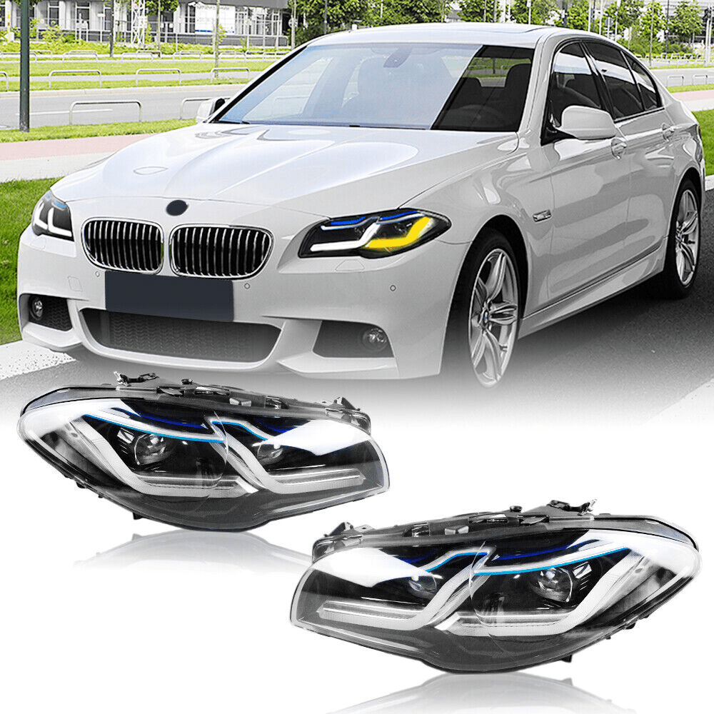 Faruri LED BMW Seria 5 F10 F11 LCI HALOGEN Stil G30 Laser Upgrade