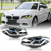 Faruri LED BMW Seria 5 F10 F11 LCI HALOGEN Stil G30 Laser Upgrade