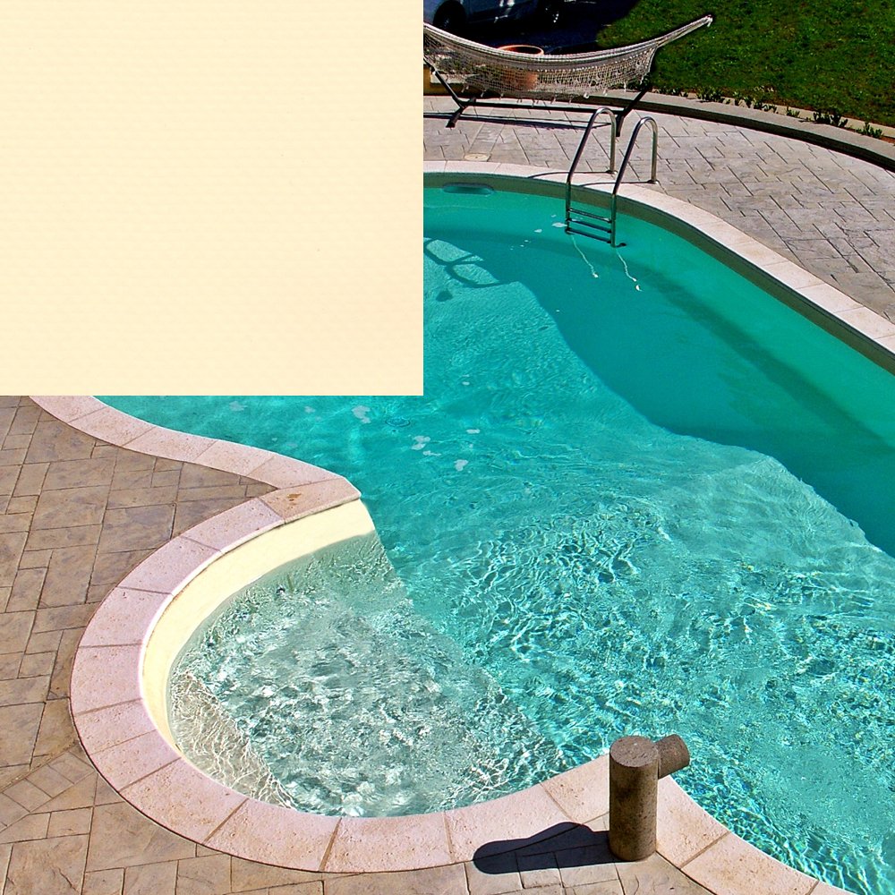 Liner PVC armat ELBEblue line Germania, culoare sand latime 1,65m