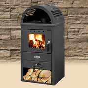 Semineu ( SOBA ) combustibil solid Fornello B10 E 7-9 KW, 465x390x970 mm