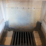 Semineu cu plita din fonta Fiama SD CORNER, pe lemne,brichete si carbune, putere 6 kW, culoare red