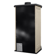 Semineu cu plita din fonta Fiama SD HIT, pe lemne,brichete si carbune, putere 6 kW, culoare crem