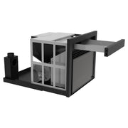 Semineu incastrabil pe peleti cu aer cald Fiama INSERT 11 kw, aprindere electrica, tiraj fortat, wifi, focar din fonta, recomandat pentru 110 mp