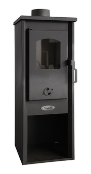 Semineu (Soba) pe lemne Fornello Berna Lux S 5-7 kW, 330x365x940 mm, Gratar ardere din fonta, camera de ardere samotata, usa cu geam din sticla termorezistenta