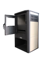 Semineu ( SOBA ) combustibil solid Fornello Konzul LM N Ivory, 7-9 KW, 490x460x930 mm