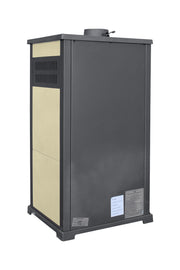 Semineu (Soba) pe lemne Fornello Atene G Ivory 7-9 kW, 490x460x930 mm, gratar ardere din fonta, camera de ardere samotata, usa fonta cu geam din sticla termorezistenta si plita din fonta