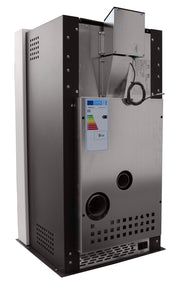 Semineu (Soba) pe Peleti cu aer cald Fornello Magnesia 9 KW, culoare White