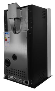 Semineu (Soba) pe Peleti cu aer cald Fornello Magnesia 9 KW, culoare White