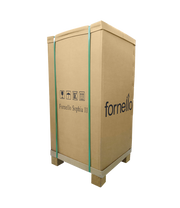 Semineu (soba ) pe peleti cu tiraj fortat Fornello Sophia Premium 11 kw, aprindere electrica, telecomanda, culoare Ivory, recomandat pentru 110 mp