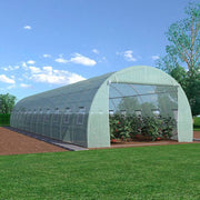Solar de grădină 10x4x2.5m, polietilenă 240 g/m2, rezistentă la UV, țeavă 32 * 1.2mm