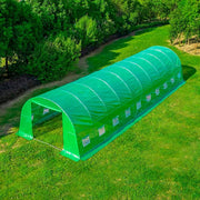 Solar de grădină 10x3x2.5m, polietilenă 240 g/m2, rezistentă la UV, țeavă 26 * 1.2mm