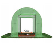 Solar de grădină 6x4x2.5m, polietilenă 240 g/m2, rezistentă la UV, țeavă 32 * 1.2mm