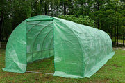 Solar de grădină 10x3x2m, polietilenă 180 g/m2, rezistentă la UV, țeavă 26 * 0.9mm